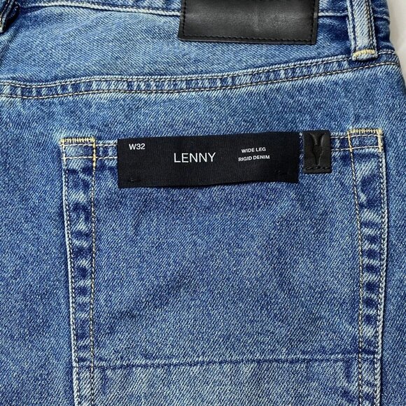 AllSaints “Lenny” Loose Fit Wide-Leg Jeans – Size 32x29 (NWT) - Picture 2 of 10